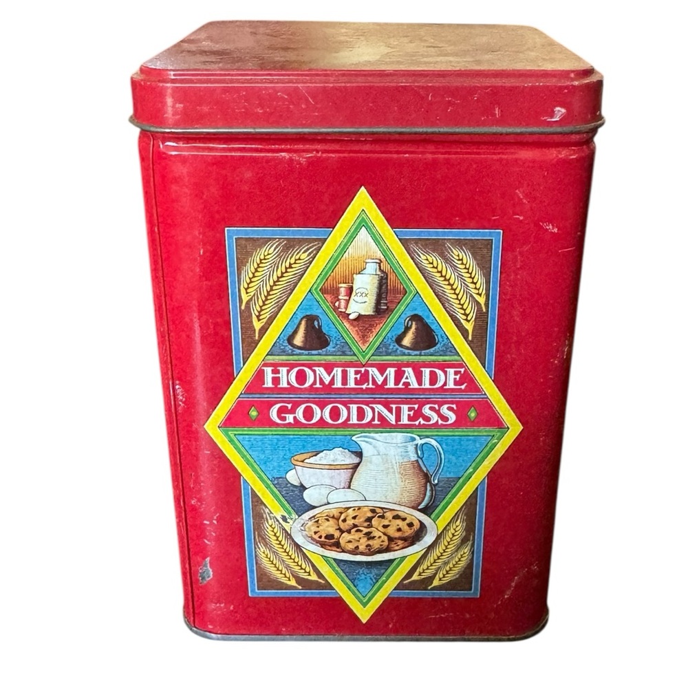 Nestle Tollhouse Red Morsels Vintage Tin Container - Picture 6 of 7